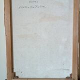 Peinture à l'huile sur toile nando da pistoia, clowns des années 60