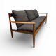 Three-seater sofa by Grete Jalk for France & Søn.