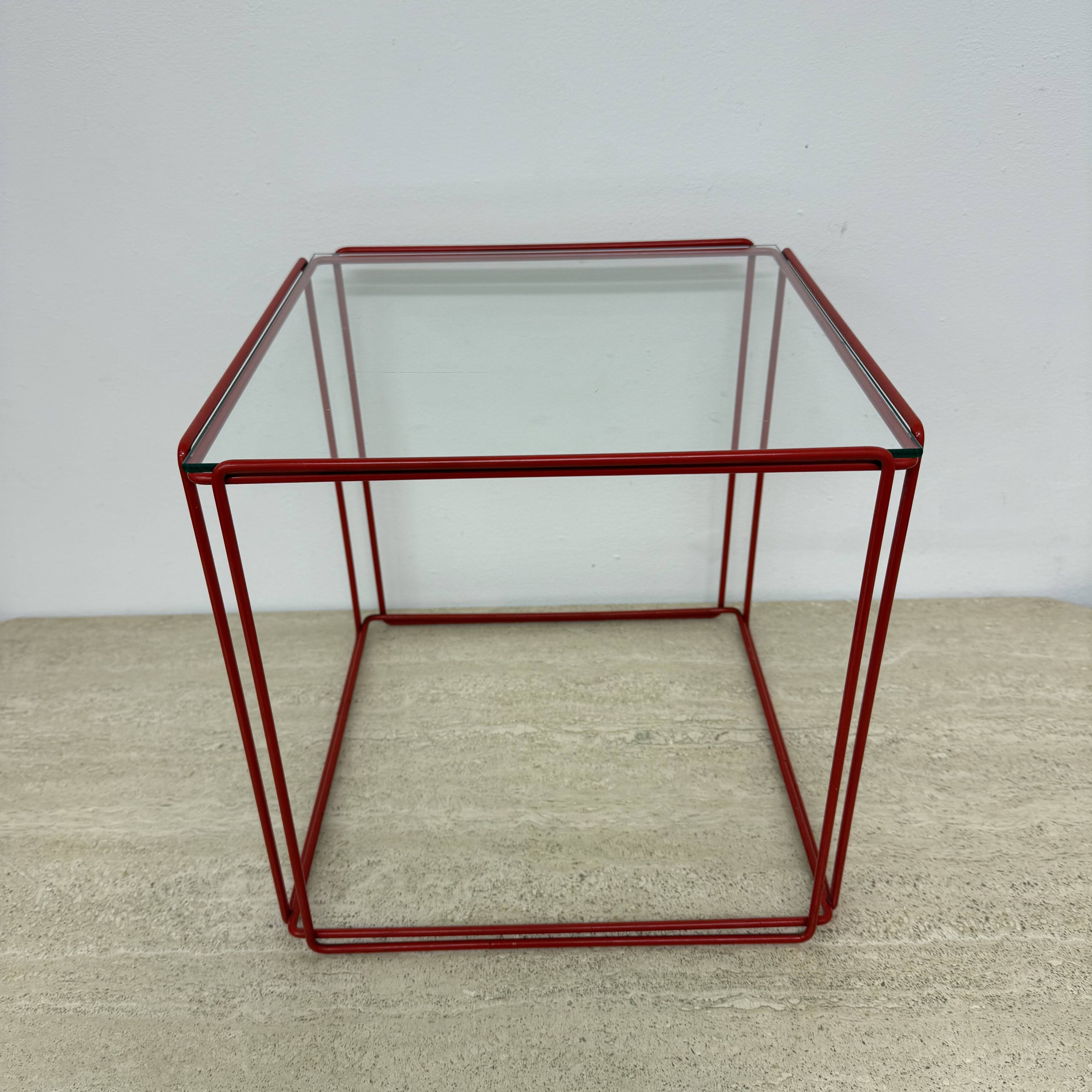 Max Sauze isocele side table , 1970s