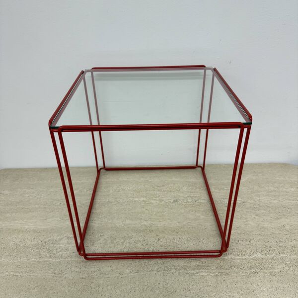 Table d'appoint isocèle de Max Sauze, années 1970
