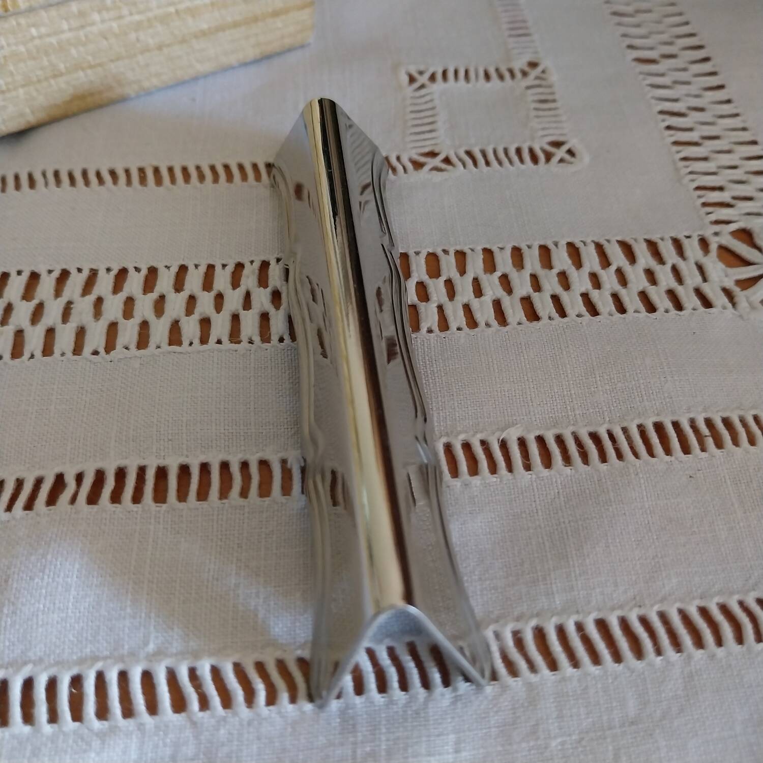 Old metal knife rests