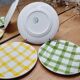 Lot 3 dessert plates Tablecloth