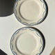 2 assiettes terre de fer Modèle Vincennes manufacture Salins