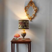 Italian Capodimonte porcelain lamp