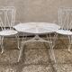 vintage metal garden furniture tête-à-tête