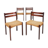 Lot de 4 chaises par Mogens Kold