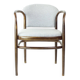 Curved wooden armchair, Czechoslovakia, 1950s