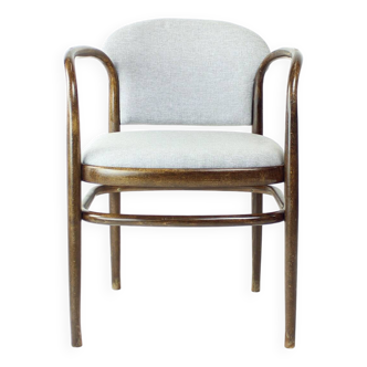 Fauteuil en bois courbé, Tchécoslovaquie, années 1950