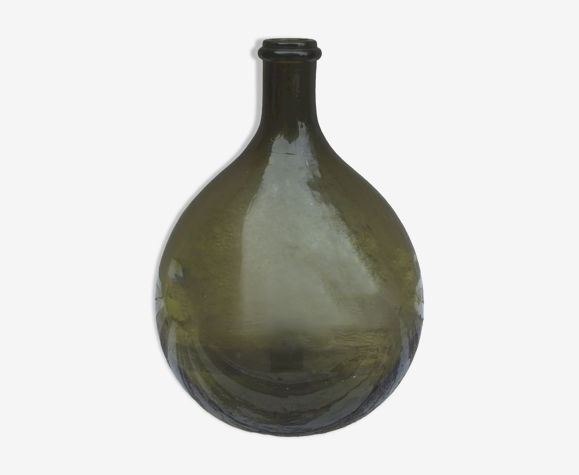 Dame jeanne verte en verre 6l