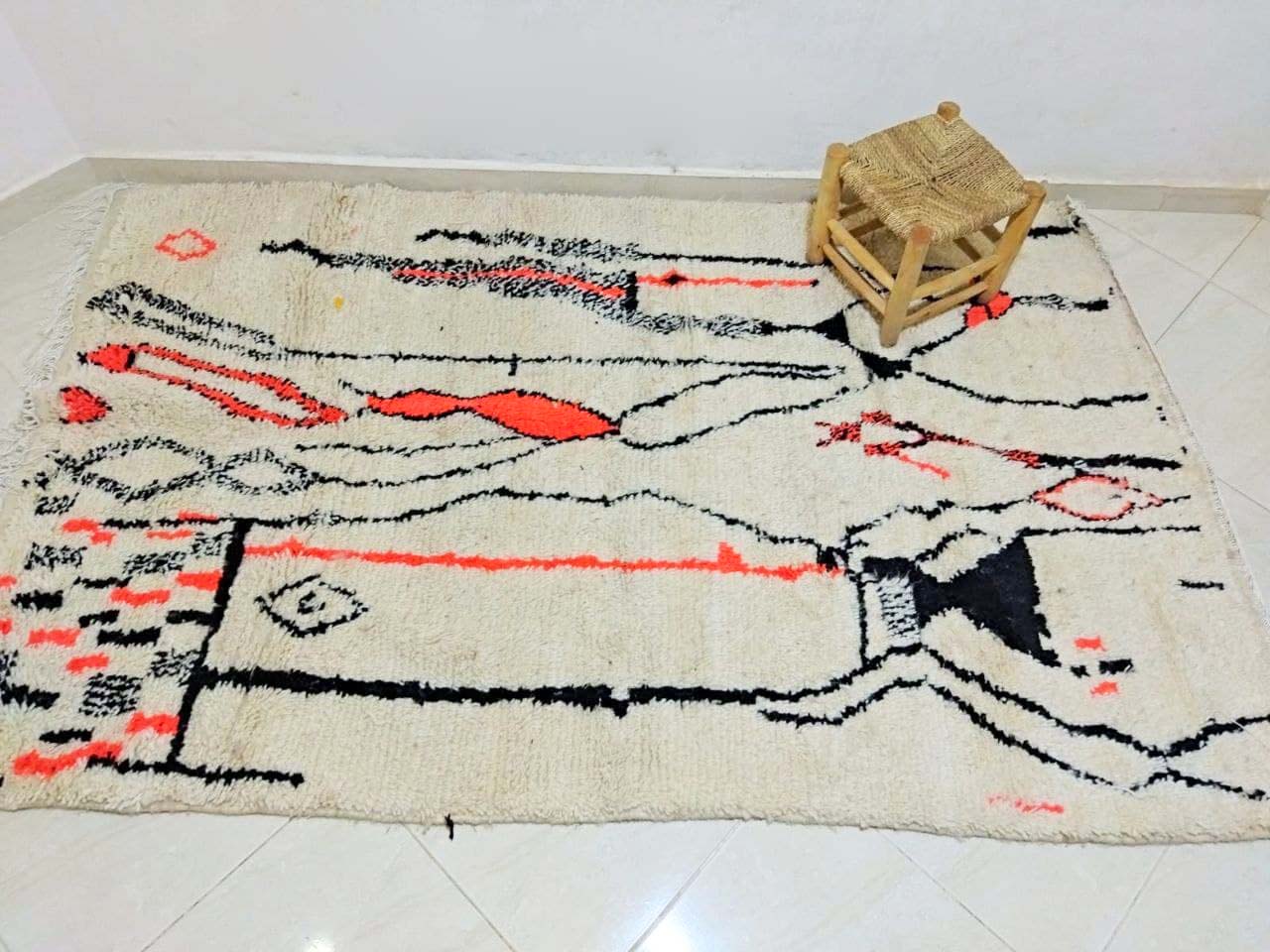 Moroccan berber carpet 232x145cm