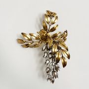 Hollywood Regency Gilded Wall Lamp by Hans Kögl
