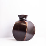 Midcentury teak vase