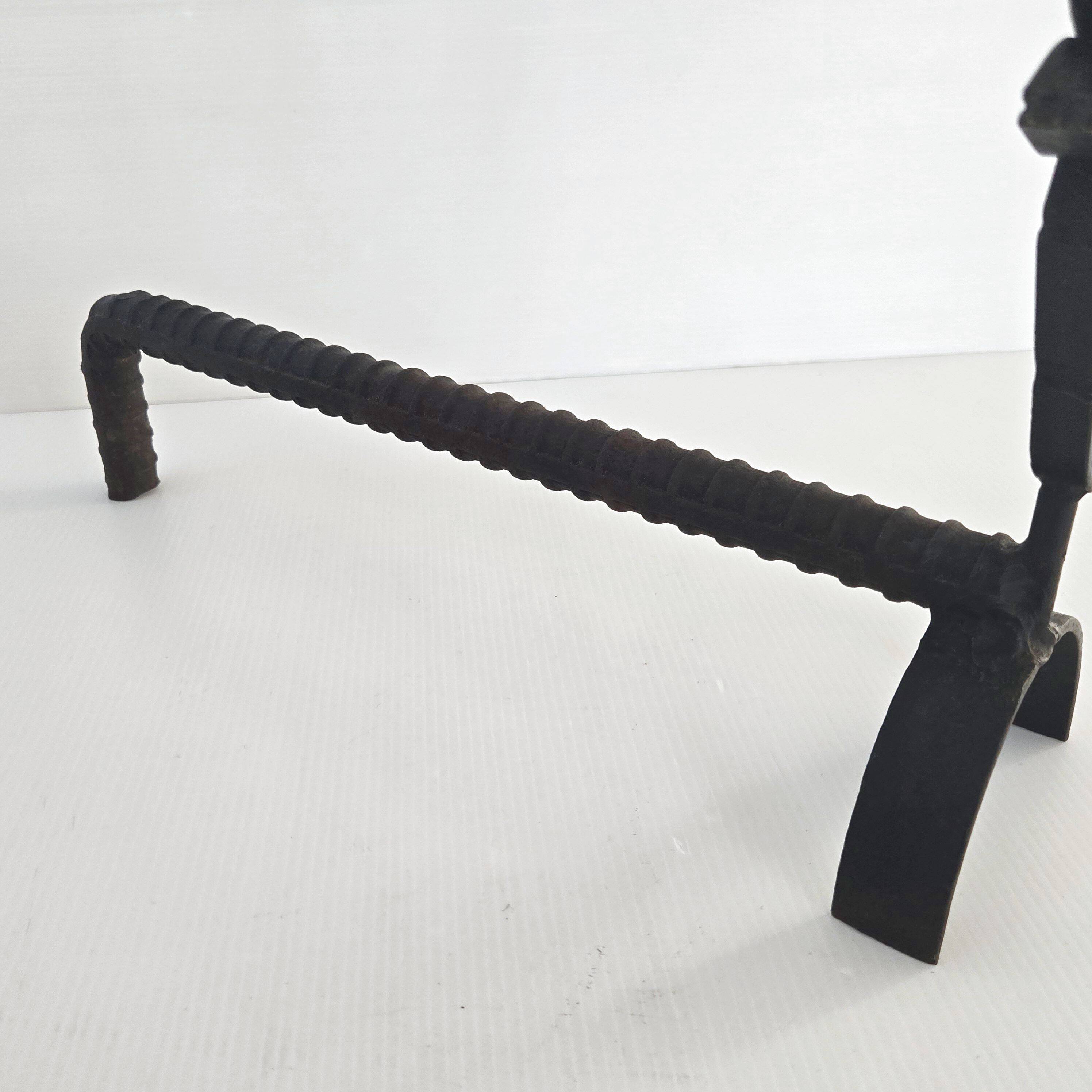 Pair of vintage 1960s andirons