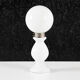 Glass Table Lamp by Polam, 1970s