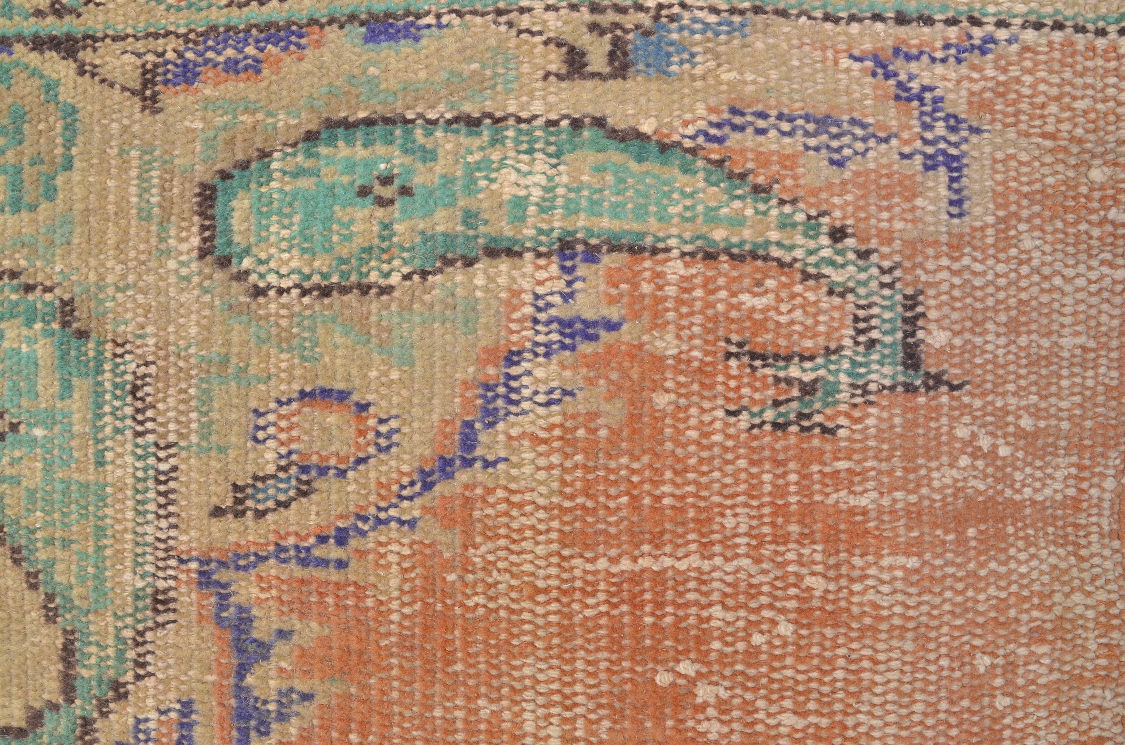 Antique Floral Oushak Home Living Rug sku 1900