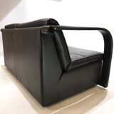 Otto Zapf Arcona 2 seater leather sofa for Art Collection, 1980