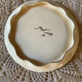 Set of 6 plates with floral pattern