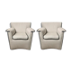 Pair of armchairs Laurianetta Afra and Tobia Scarpa, B&B Italia 1978