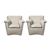Paire de fauteuils Laurianetta Afra et Tobia Scarpa, B&B Italia 1978