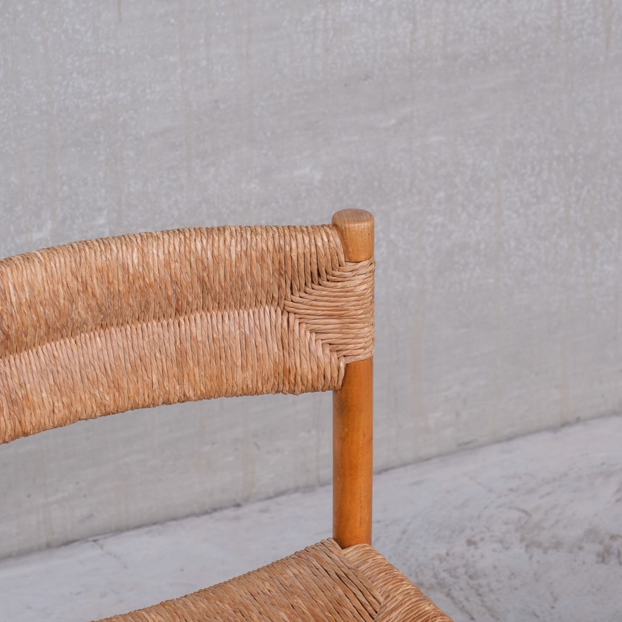 'Dordogne' Mid-Century Rush Dining Chairs