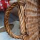 Wicker/rattan storage basket