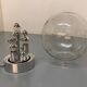 Vintage space age sputnik globe table floor lamp from doria leuchten, 1970s