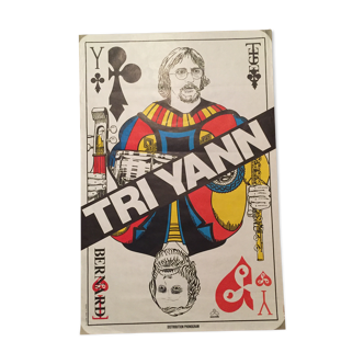 Affiche groupe breton Try-Yann vintage