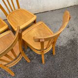 Set of 4 vintage bistro chairs