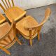 Set of 4 vintage bistro chairs