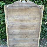 Old Louis XV style mirror in wood and gilded stucco. Napoleon III