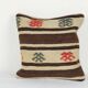 Vintage kilim cushion cover 30x30 cm