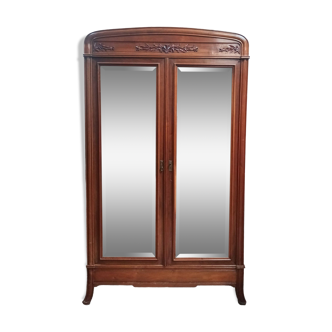 Art Nouveau mahogany cabinet