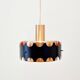 Mid Century Ceiling Light from VEB Metalldrücker Halle, Germany, 1960s