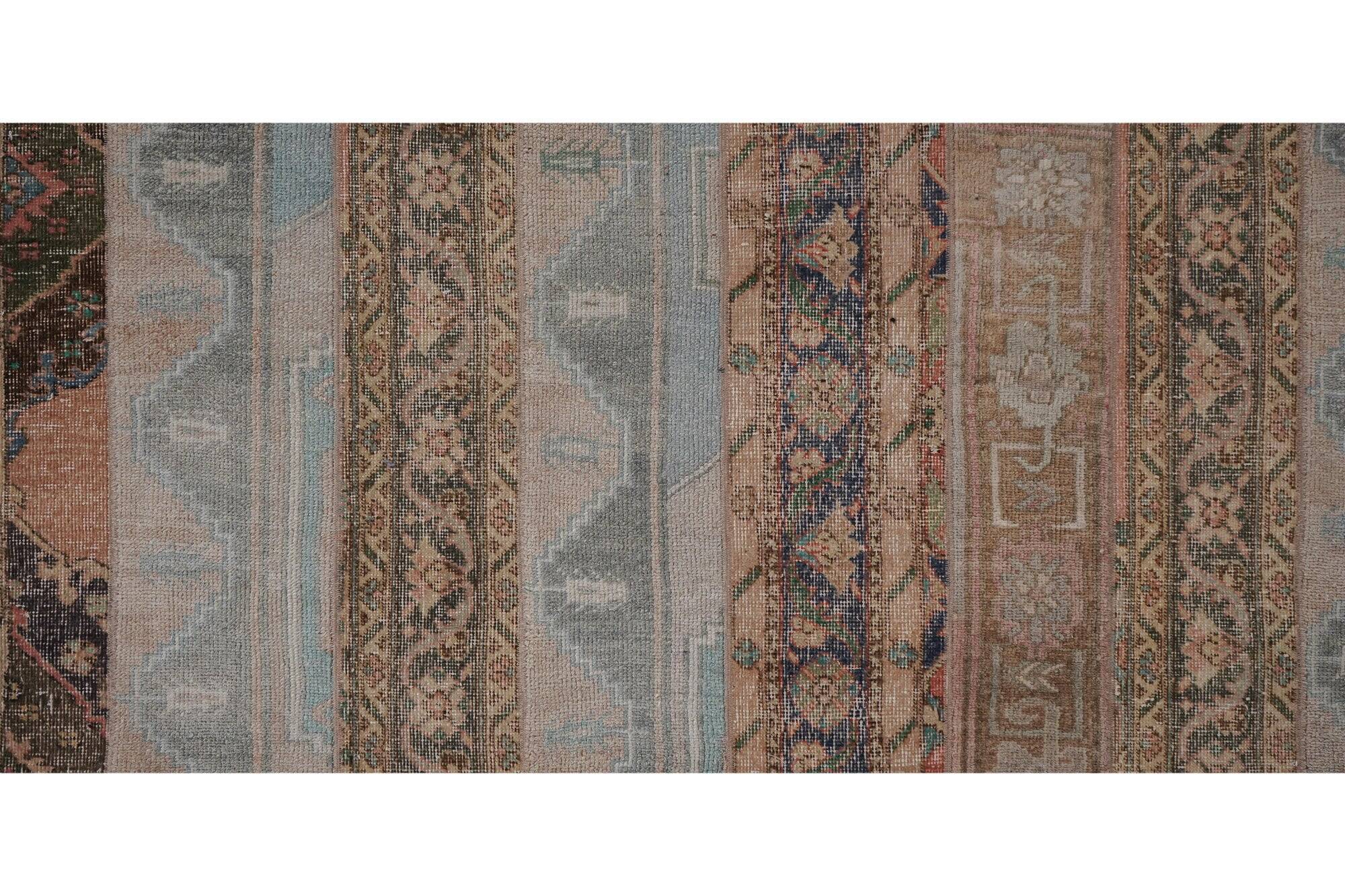 Vintage Turkish hallway rug 76x1 cm