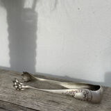 Silver-plated metal sugar tongs