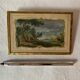 Miniature enhanced engraving, under glass, late 18th century painting, Netherlands