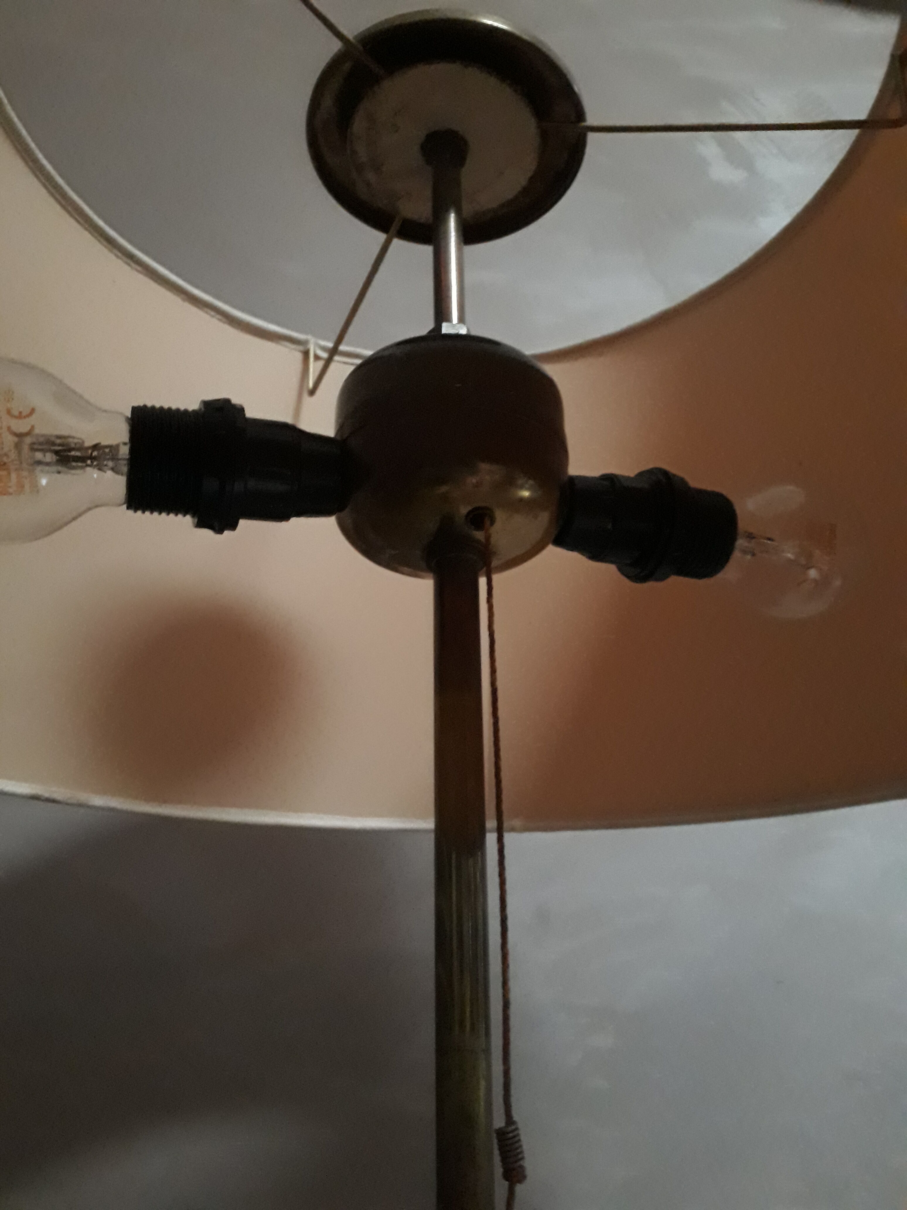 lamppost of luxury brass