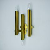 TUBULAR WALL LIGHT FROM MAISON SCIOLARI, 3 LIGHTS, ITALY, 1970