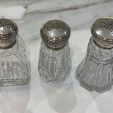 Silverware and chiseled glass sugar confectionery