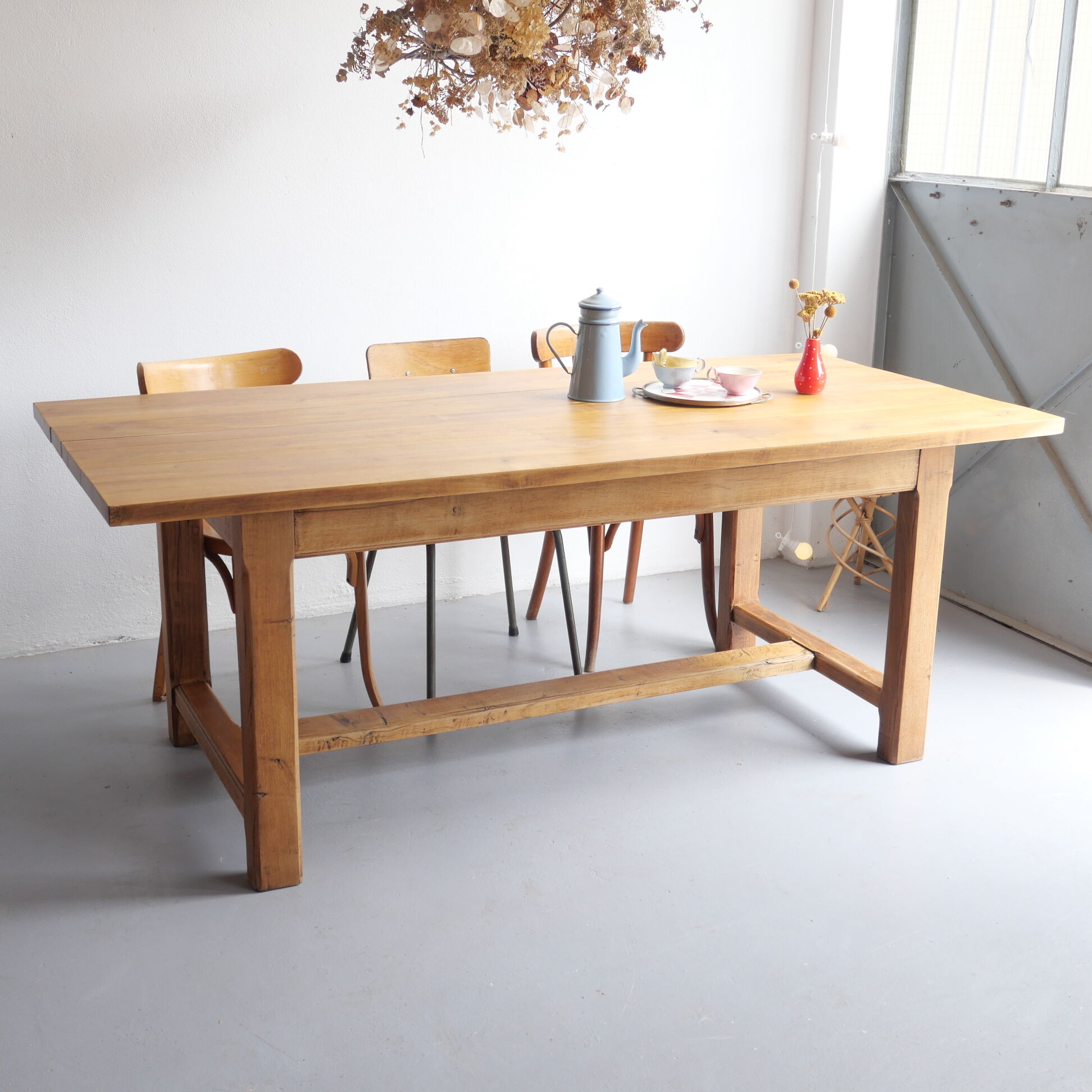 Renovated old farmhouse table
