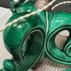 Chandelier 3 arms ceramic green art deco