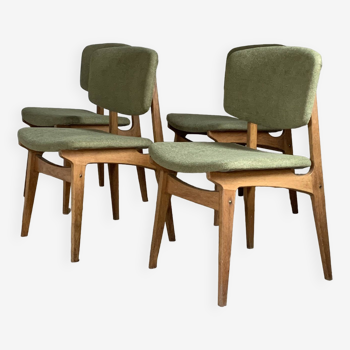 Scandinavian vintage chairs by Gunnar Sorlie - set of 4