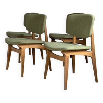 Scandinavian vintage chairs by Gunnar Sorlie - set of 4