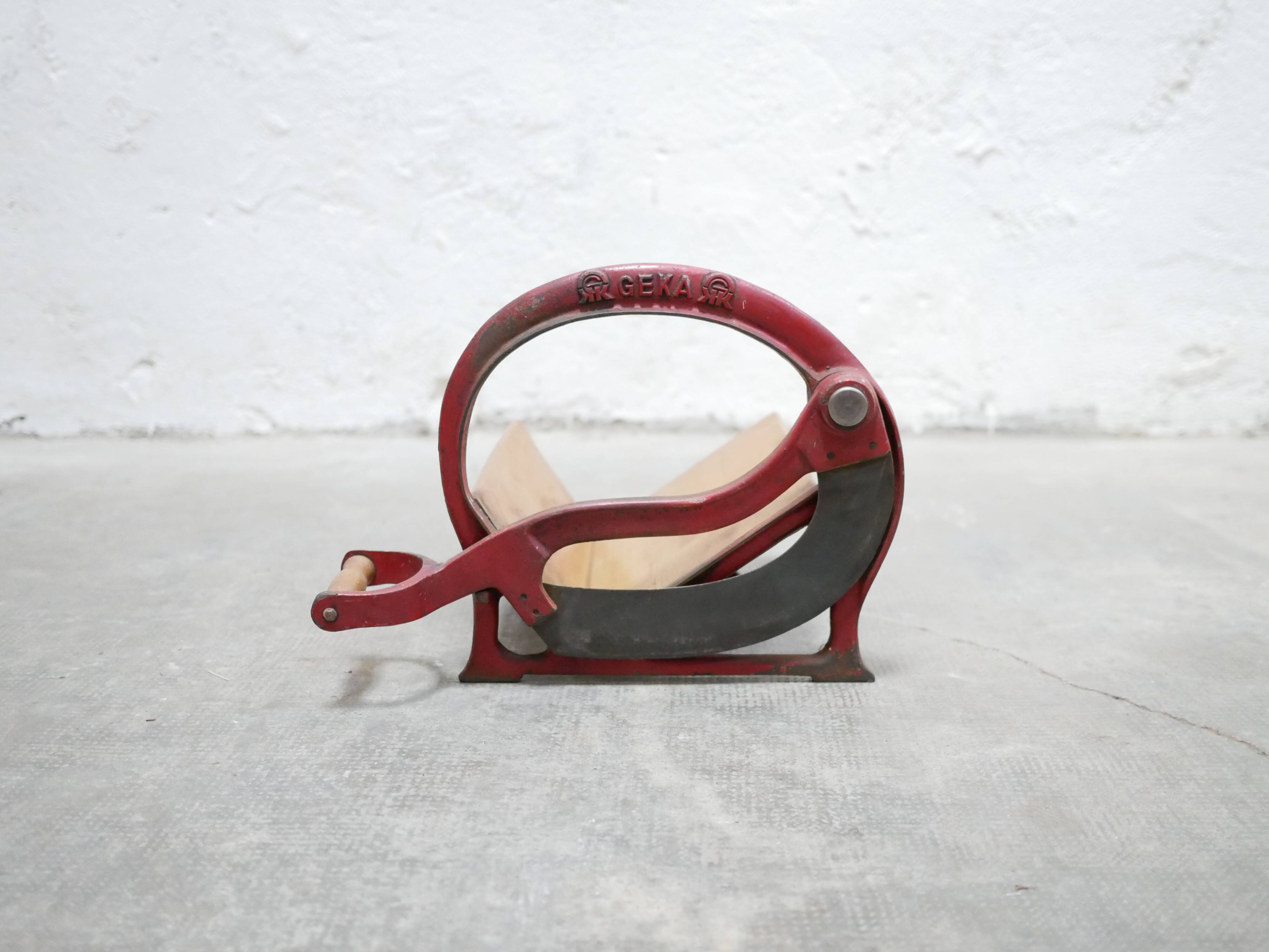 Slicer, vintage bread cut by Geka