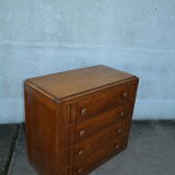 1960s chest of drawers wooden varnish