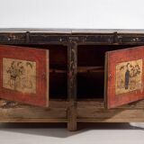 Ancien buffet rouge à deux portes (vers 1900) #50