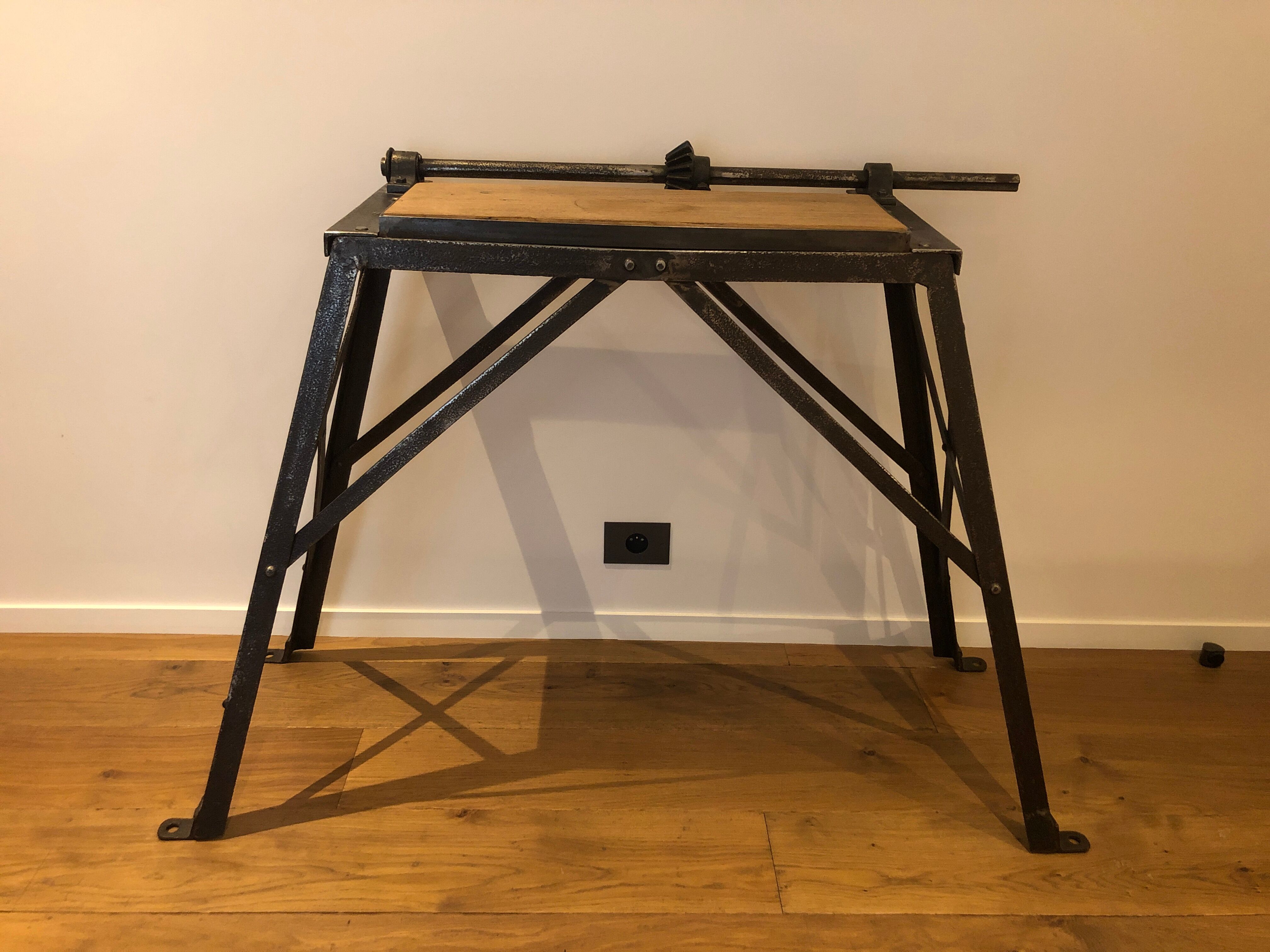 Industrial-style console