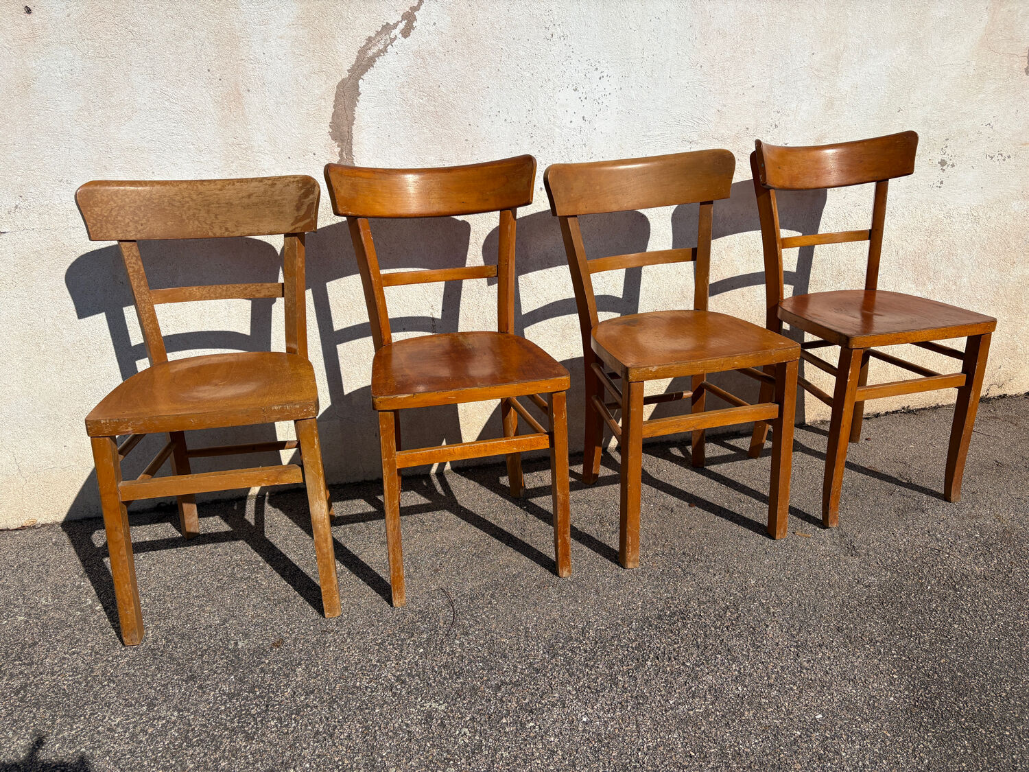 Set of 4 Luterma bistro chairs