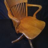 American oak desk chair 1920/30 Cosmo Paris