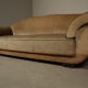 Art Deco three-seat sofa in original velvet, Belgium circa 1930